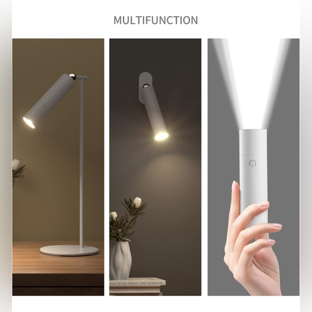 Multifunctional Magnetic Reading Light,Desk, LED Handheld Flashlight,Table Lamps - Picture 5 of 11
